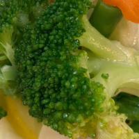 Side Steamed Mixed Vegetable · 