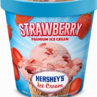 Strawberry Ice Cream · Strawberry ice cream with chunks of real strawberries. Pint of Ice Cream.