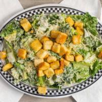Caesar Salad · Served with romaine lettuce, croutons, and Caesar dressing. Served with grilled chicken brea...