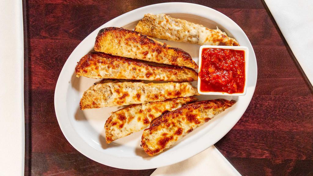 Garlic Cheese Bread · Mozzarella , parmesan , pomodoro sauce.