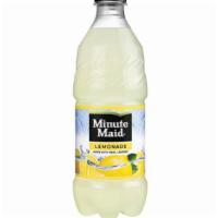 Minute Maid Lemonade · What goes better with a pretzel than lemonade? Nothing! They're a perfect combo!