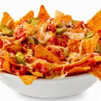 Doritos® Flamin' Hot® Sharer Nachos For 2 (870 Cals) · Our DORITOS® Flamin' Hot® Nachos now to share! Crunchy tortilla chips, melted mozzarella and...