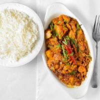 Pepper Curries · Chicken or shrimp pieces cooked in the tangy spicy sauce with crushed pepper, curry leaves, ...