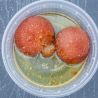 Gulab Jamun · milk solid based sweet, very popular in indian subcontinent.