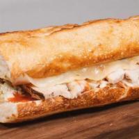 #18 Buffalo Chicken · Grilled Chicken topped with Buffalo Sauce, Pepper Jack Cheese & a house-made Jalapeno Ranch ...