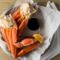 Steamed Crab Legs · A full pound of beautifully steamed snow crab legs.
