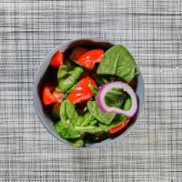 Greek · Lettuce blend, tomatoes, red onions, cucumbers, pepperoncini, kalamata olives, beets, feta c...