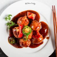 General Tso'S Chicken · Spicy. Tender crispy chicken sauteed in the chef's special spicy brown sauce with peppers.