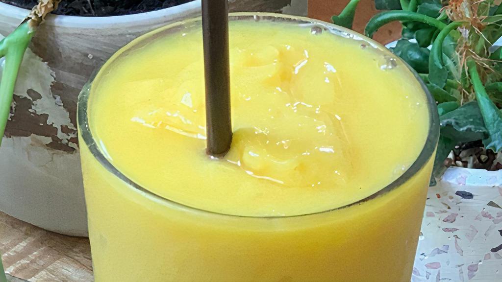 Arnada · Pineapple, mango, rice milk, OJ.