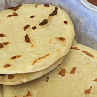 Salvadorian Tortillas #2 · Corn flour, hand made tortillas