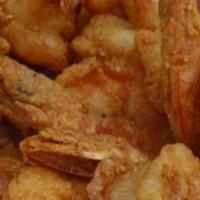 Fried Catfish & Shrimp Basket · Spicy. Fried catfish fillets with fried shrimp served with Cajun rice (boudin rice).