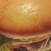 Stuffed Burger · Angus beef patty stuffed cheese, or cheese and bacon and served with your choice of onions, ...
