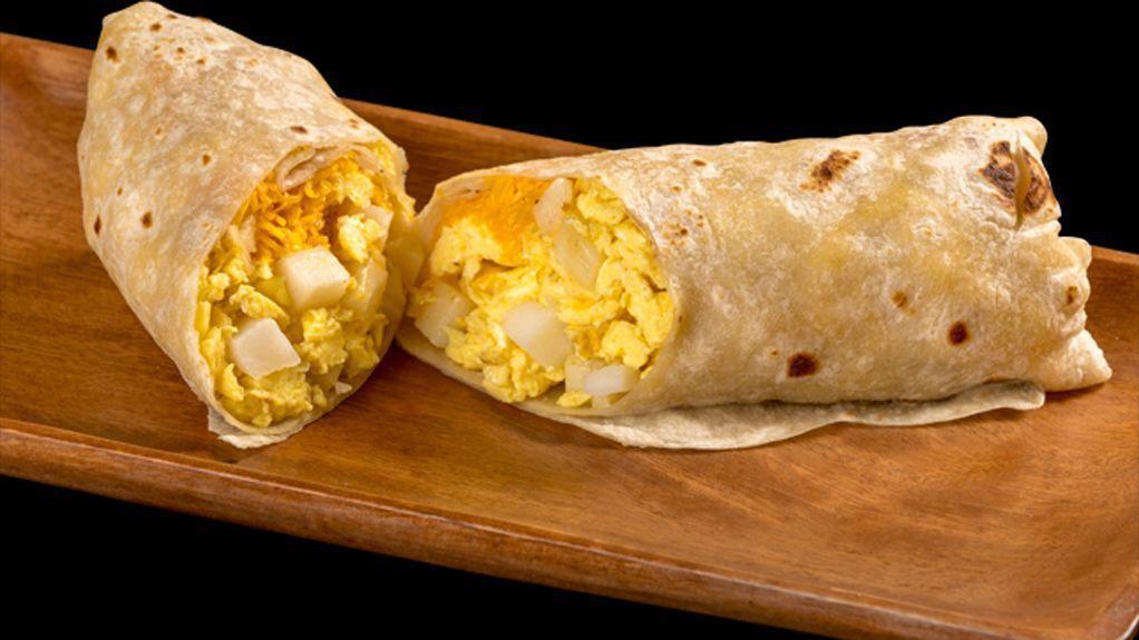 Country Burrito · Egg, potatoes, and cheese.

Consuming raw or undercooked meats, poultry, seafood, shellfish, or eggs may increase you risk food borne illness.