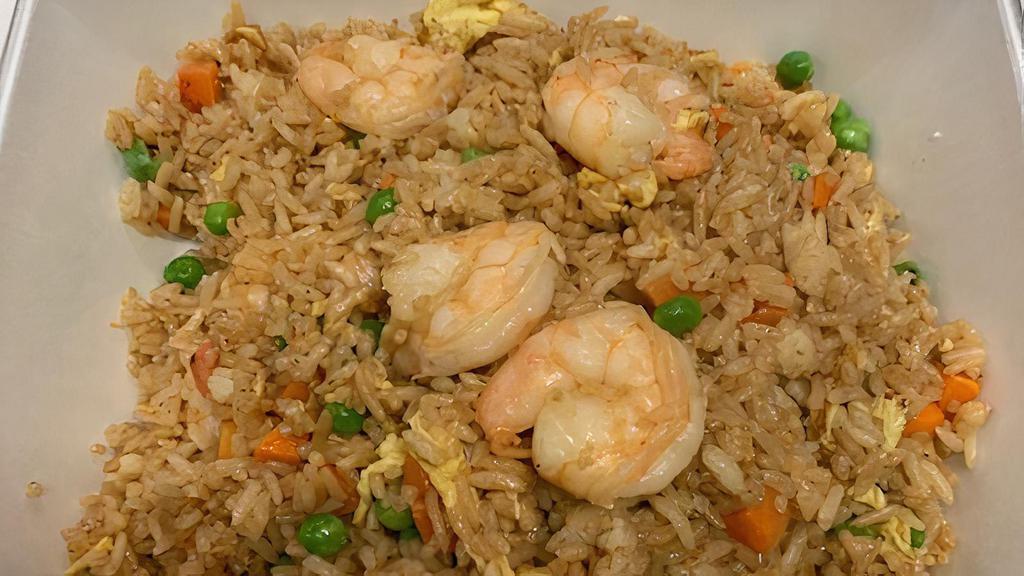 M 8. Fried Rice · Choice of chicken, beef and pork. Shrimp $1.00 extra.