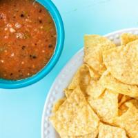 Chips & Salsa · Homemade salsa served with crispy chips.