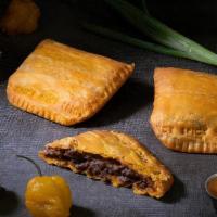 Beef Pattie · A flaky turnover filled with spicy ground beef