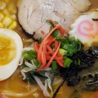 Miso Ramen · Our Ramen noodles are made without eggs or other animal products - vegan friendly!

Our rame...