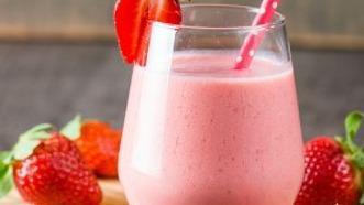 Strawberry Smoothie · Our smoothies are made from scratch with real fruit, sugar, and milk. We never use “ready-mi...