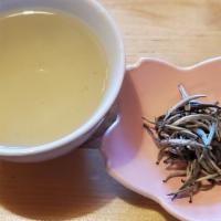 Silver Needle - White Tea · 16 oz. Widely esteemed for its delicate appearance, elegant sweetness and noble character, s...