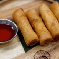 Spring Rolls · Cabbage, carrot, bean noodle, celery