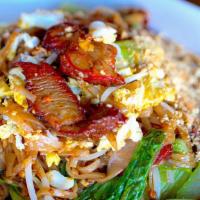 Pat Pad Thai · Roasted pork shoulder, thin rice noodle, bok choi, bean sprout, egg, crushed peanut -Owner’s...