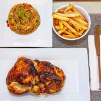 1/4 Chicken (White Meat) · Served with two side orders.