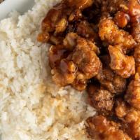 General Tso’S Chicken · Hot & spicy. The general tso's favorite dish. Tender chunks of chicken meat in chili hot sau...