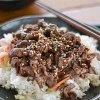 Beef Teriyaki · Served With  cabbage, carrot and, broccoli 
Choice white rice ,Fried Rice  Or Noddle