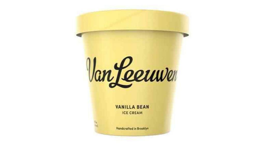 Van Leeuwen Vanilla Bean (14 Oz) · Nothing makes us happier than this Vanilla Bean Ice Cream. You know who is not happy though? Vanilla. Seen as “boring.” “Safe.” Or “if beige could yawn it would be vanilla.” Well, no more. We’re bringing out vanilla’s more non-vanilla-ey traits by using Tahitian vanilla beans, cold-ground whole. Don’t screw it up from here, vanilla.