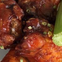 Chicken Wings · Basket of tasty wings. Choose: Naked, or Buffalo style. Served with celery and your choice o...