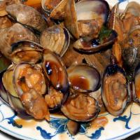 Baby Clam With Black Bean Sauce · Full dinner size.