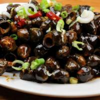 Snails With Black Bean Sauce · 