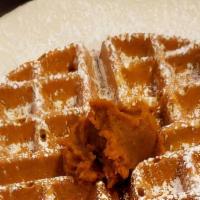 Plain Waffles · Served with butter and syrup.