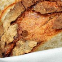 House Baked Bread Basket · Batard and focaccia slices