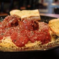 Spaghetti & Meatballs
 · Angel hair pasta served with our housemade sauce & meatballs.