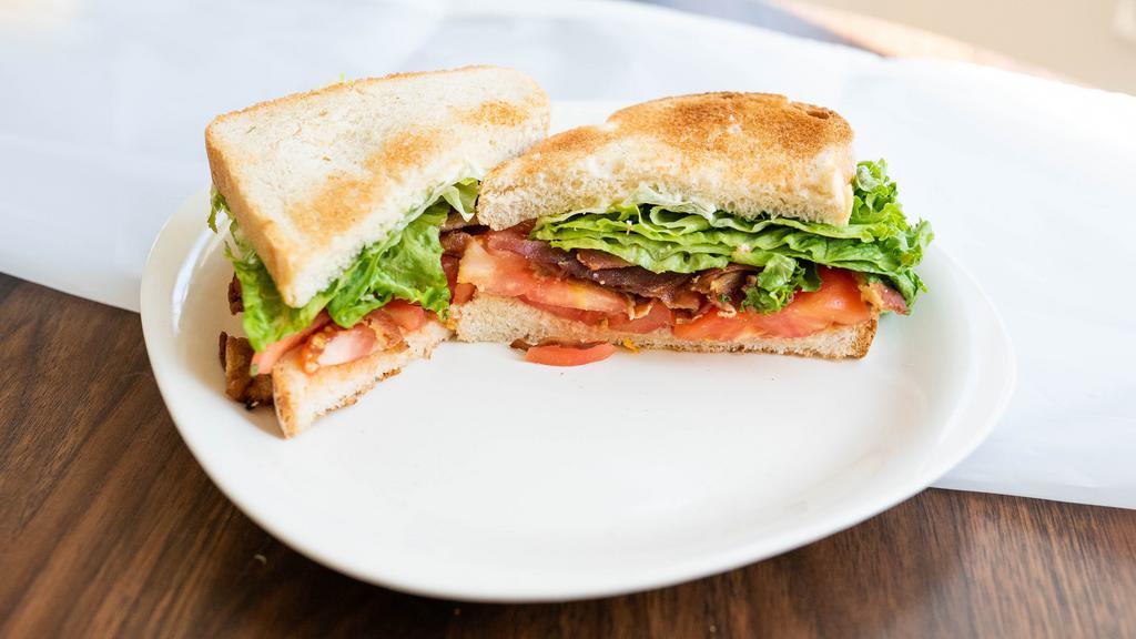 Blt Sandwich · Bacon, lettuce, and tomato. Sandwiches on choice of white, wheat, rye or hard roll.