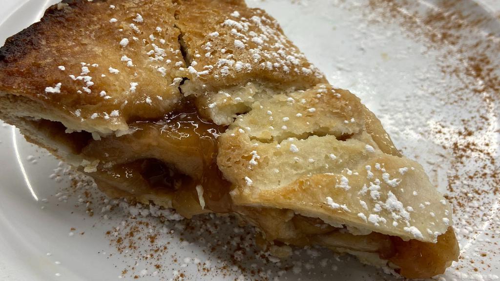 Grandma'S Apple Pie · Topped with cinnamon and powdered sugar