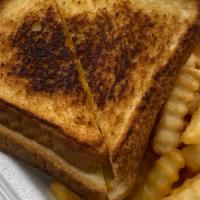 Grilled Cheese Kids Meal · Includes: Grilled Cheese on white bread, French Fries and Juice box