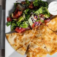 Chicken Quesadilla · One of our most popular dishes!!!!  Made to order.