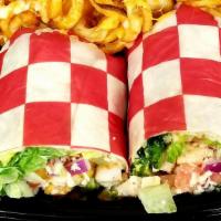 Greek Wrap · Grilled chicken with our delicious Greek salad.