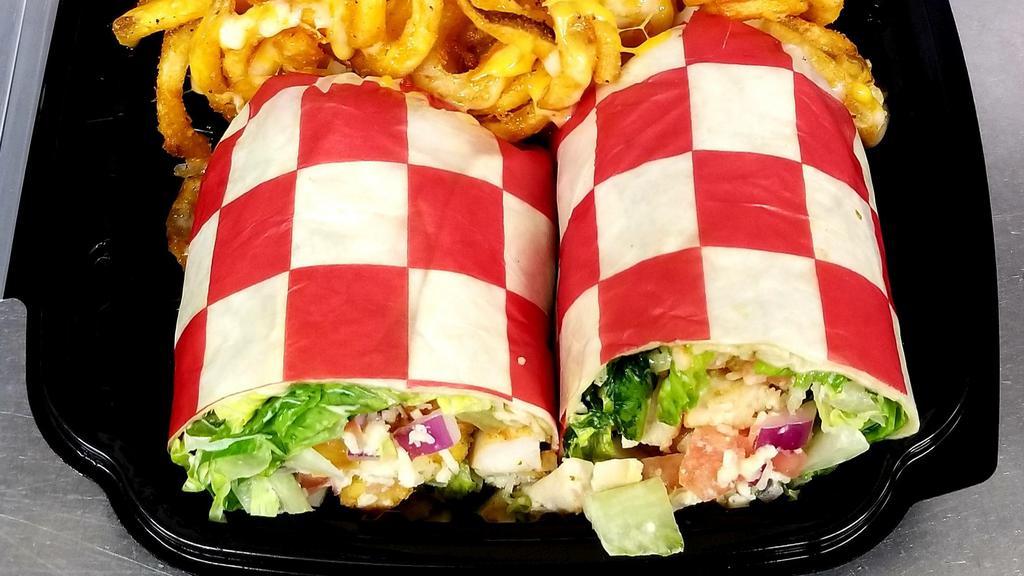 Greek Wrap · Grilled chicken with our delicious Greek salad.