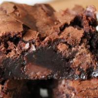Brownie · Rich, moist chocolate fudge brownie