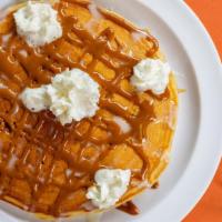 Mexican Pancakes (2Pz) · Dulce de leche and sweetened condensed milk, and wipped creme.