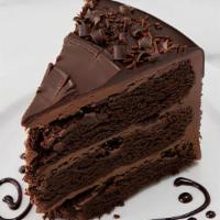Chocolate Euphoria, Slice · Not for the faint of heart, this is a chocolate lover's dream come true! Dark chocolate laye...