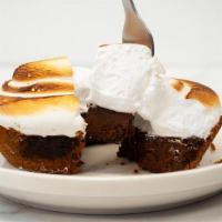 S'Mores Pie, Individual · Buttery graham cracker crust filled with ganache and topped with toasted marshmallow-y merin...