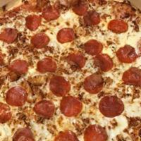 Pepperoni Pizza · Classic pepperoni pizza