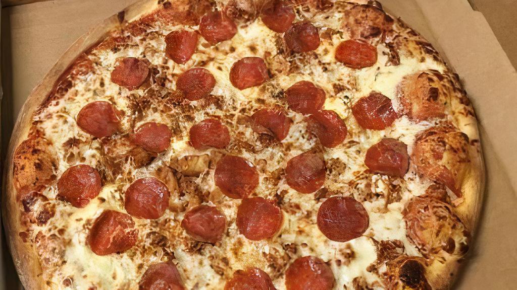 Pepperoni Pizza · Classic pepperoni pizza