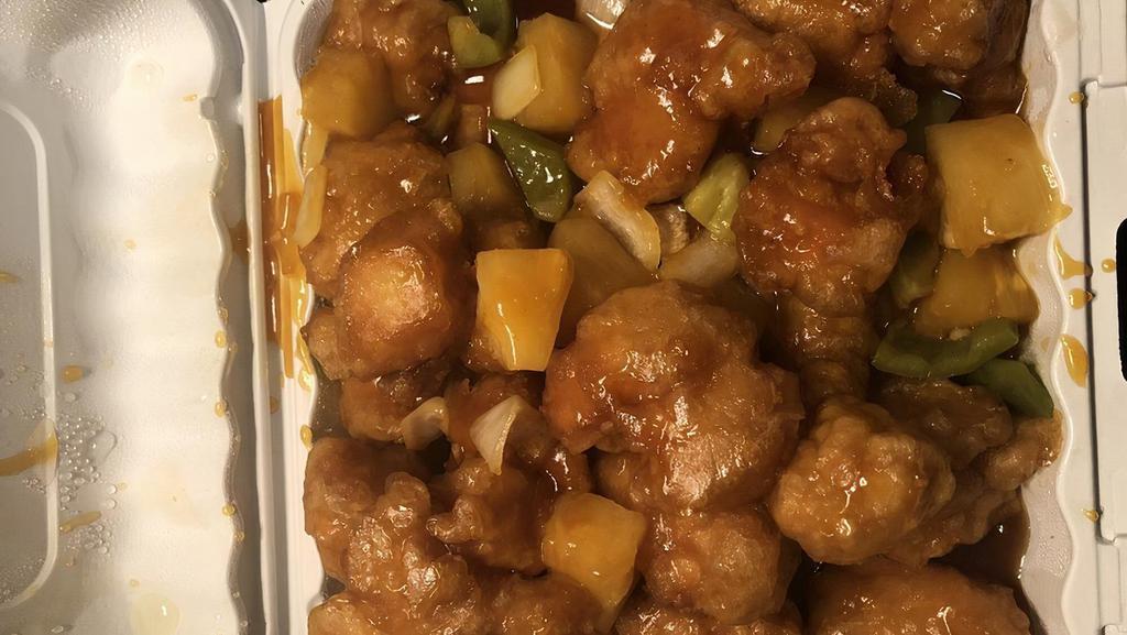 Orange Chicken · Entrée and one side. Any side choice can be changed to chicken, beef, shrimp or house fried rice for an additional price.