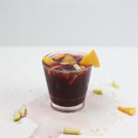 Red Sangria · Red wine with seasonal fruits