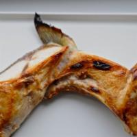 341B. Hamachi Kama · Deep fried yellowtail chin with ponzu sauce.